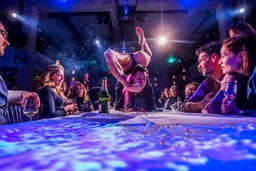 Acrobat Women on table